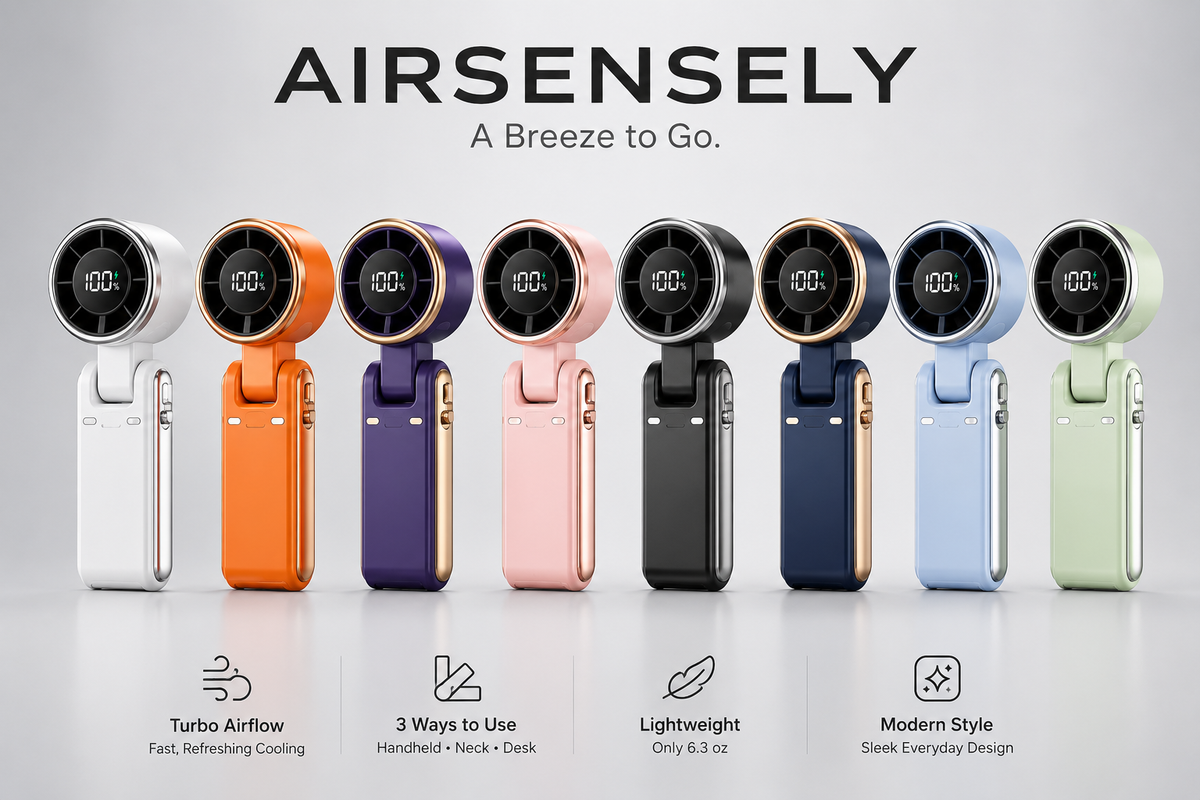 Airsensely™ Portable Handheld Turbo Fan
